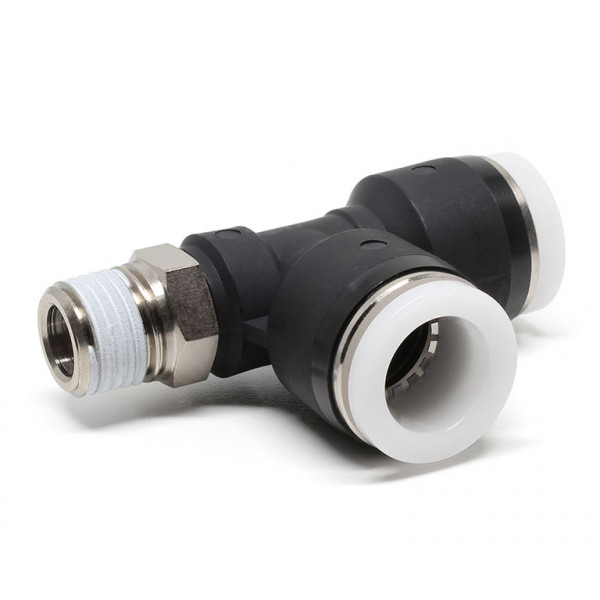 Đầu Nối Nhanh Khí Nén Dạng Chữ T Ren Ngoài Pisco PD1/2-N2U