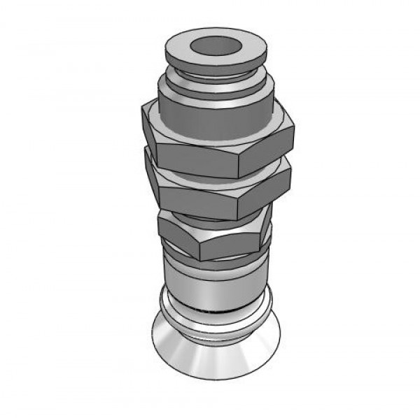 Bộ Nấm Hút Chân Không Và Giá Đỡ, Silicone, O.D 20 mm, Pisco VPA20BS-6J