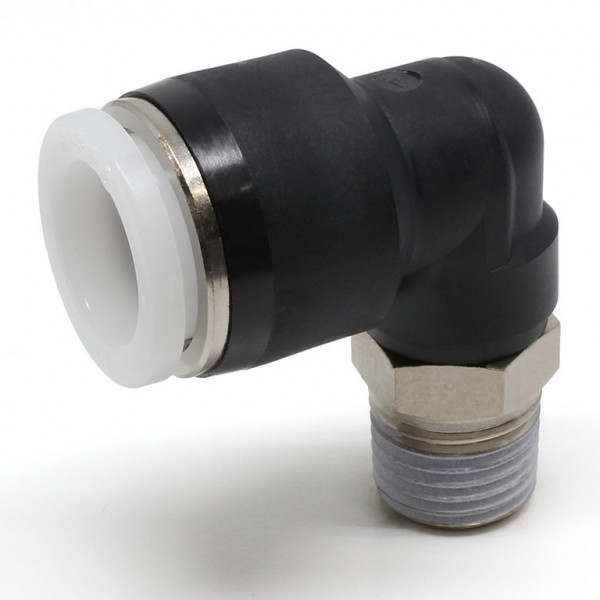 Đầu Nối Nhanh Khí Nén Dạng Cong 90° Ren Ngoài Pisco PL1/2-N2UW