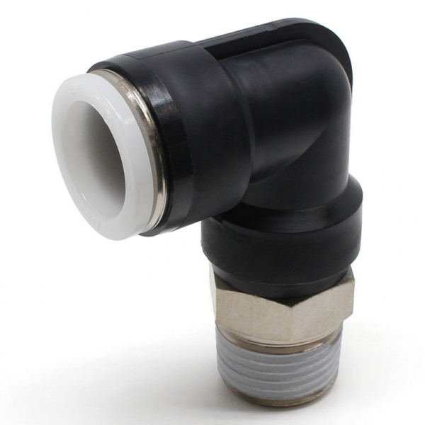 Đầu Nối Nhanh Khí Nén Dạng Cong 90° Ren Ngoài Pisco PL5/8-N4U