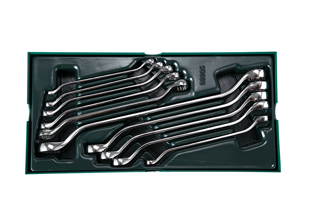 Bộ Khay Cờ Lê Hai Đầu Vòng 10 Chi Tiết 6–27 mm SATA 09905