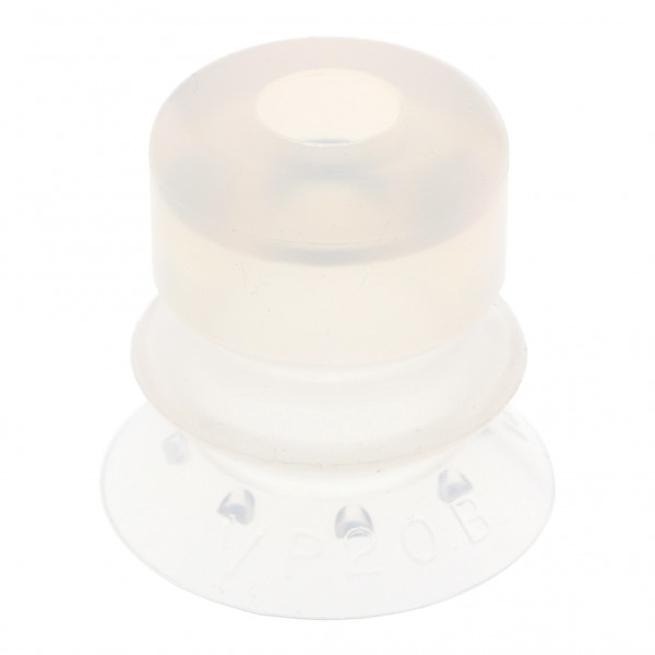 Đầu Nấm Hút Chân Không Dạng Lò Xo, Silicone, O.D 20 mm, Pisco VP20BS