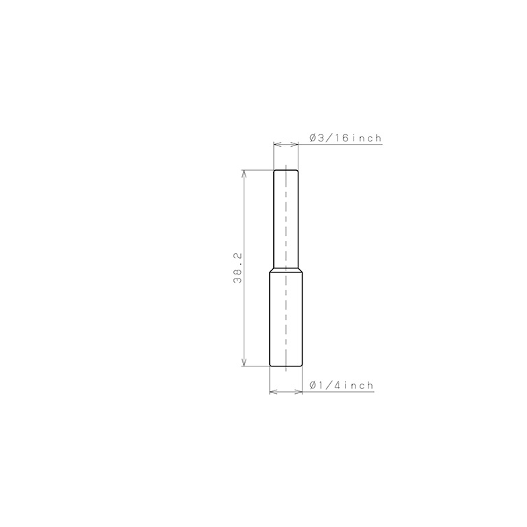 Bản vẽ kỹ thuật Ống Nối Đầu Nối Nhanh, Loại Giảm Pisco PIG1/4-3/16