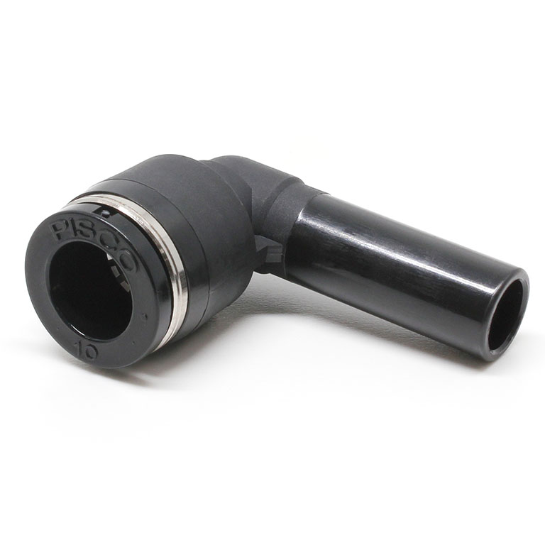 Đầu Nối Nhanh Khí Nén Giữa Ống Khí Và Fitting Dạng Cong 90° Pisco PLJ10W