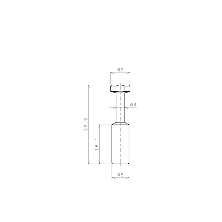 Bản vẽ kỹ thuật Nút Bịt Pisco PP8V-0