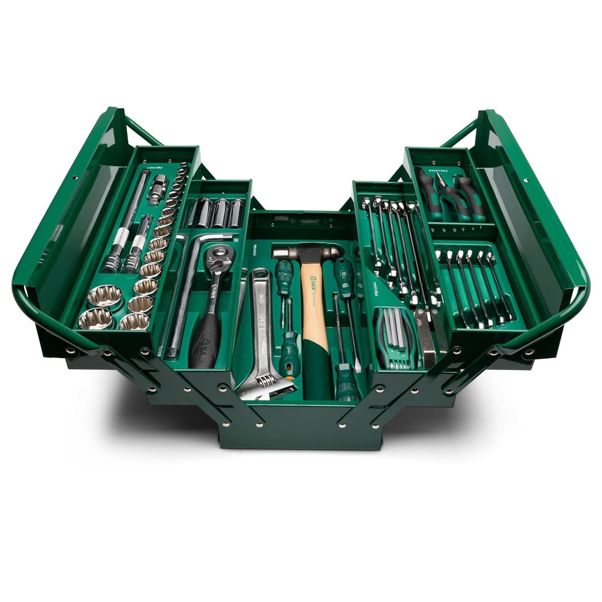 Bộ Thùng Và Khay Dụng Cụ 70 Chi Tiết SATA 95104A70