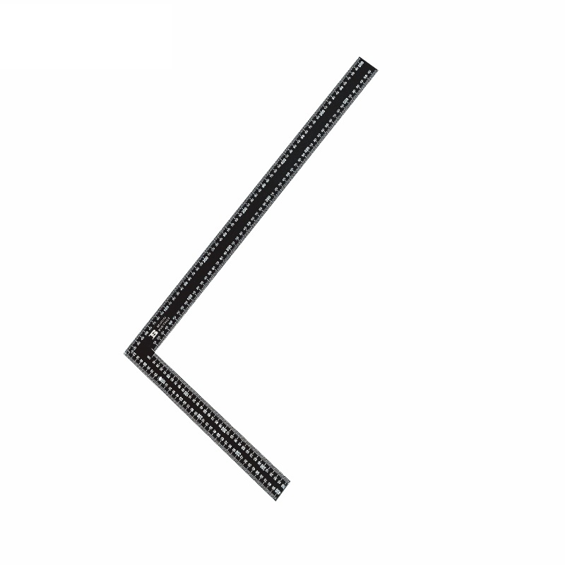 Thước Thợ Mộc Ke Chữ L Thép Đen 40x60 cm Bosi BS181360
