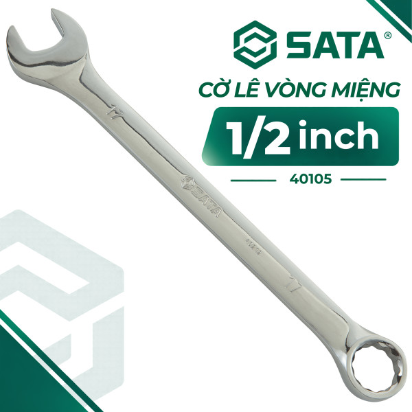 Cờ Lê Vòng Miệng 1/2 inch SATA 40105