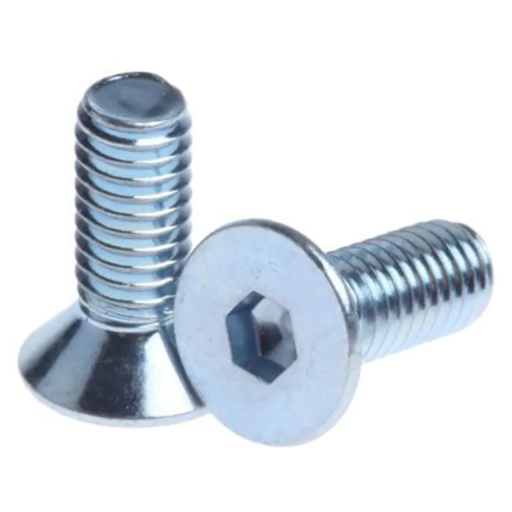 Lục Giác Chìm Col Thép Mạ Kẽm Trắng Cr3+ GR 8 UNC 1/4-20 x 3/4