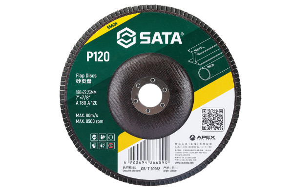 Đá Nhám Xếp 180×P120×22.23 mm SATA 55424