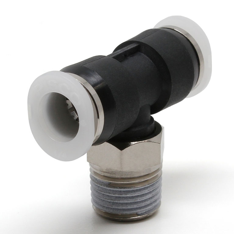 Đầu Nối Nhanh Khí Nén Dạng Chữ T Ren Ngoài Pisco PB1/4-N1MU