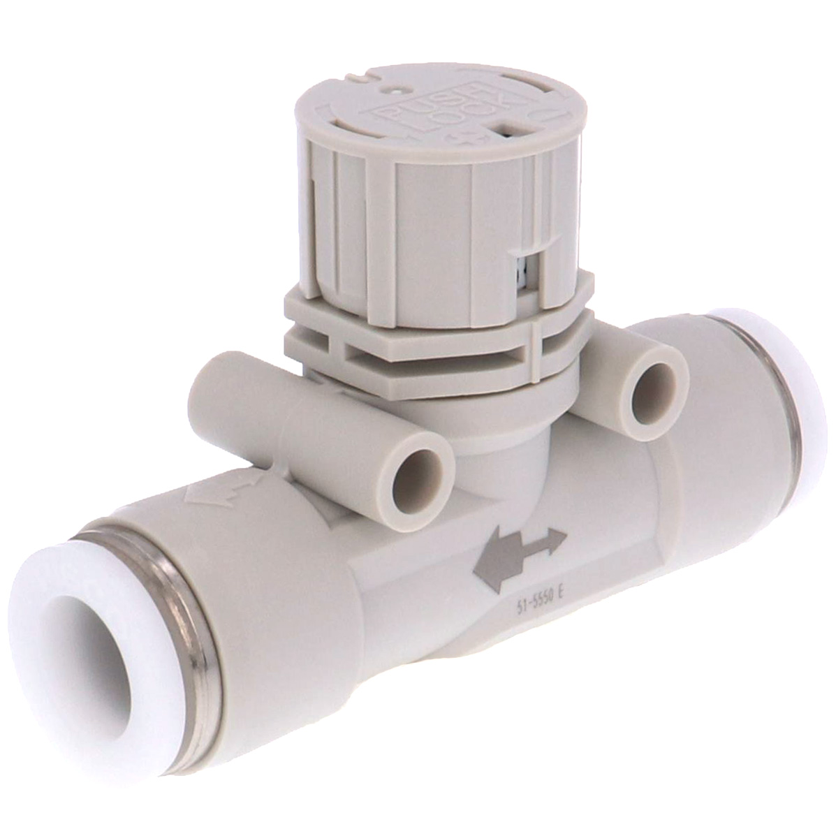 Van Tiết Lưu Khí Nén Loại Khóa Đẩy Có Hiển Thị Chỉ Số Pisco JSGU3/8W