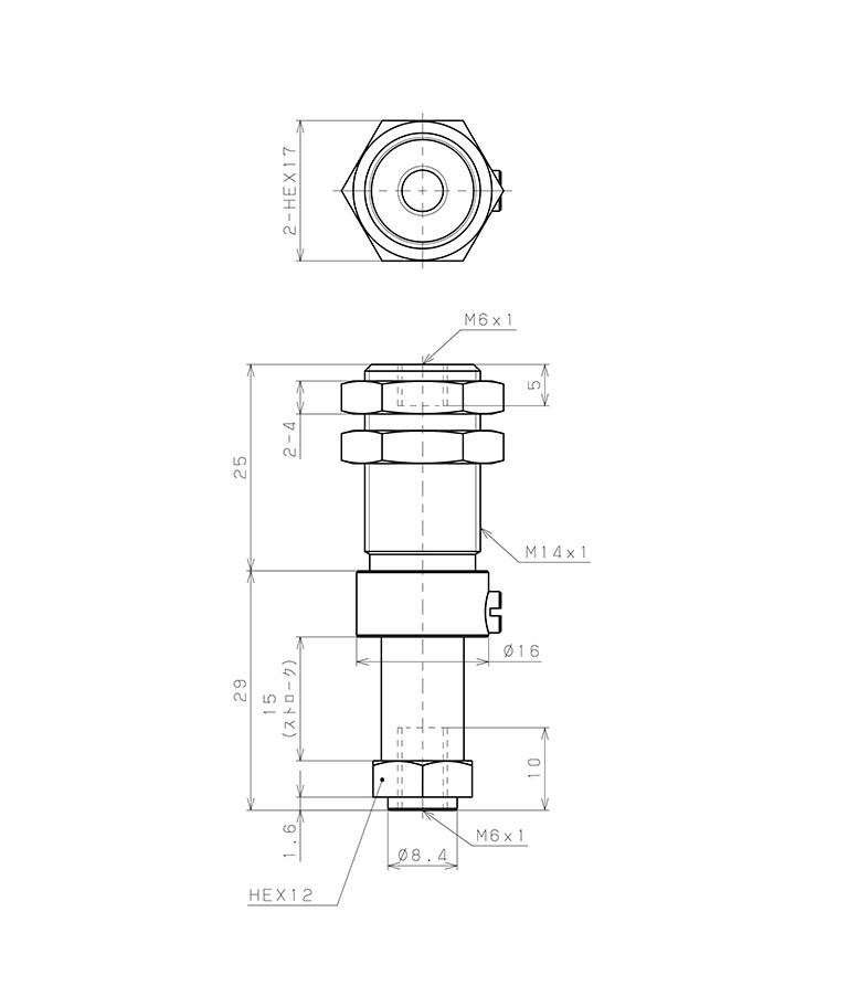 Bản vẽ kỹ thuật Bộ Nấm Hút Chân Không Và Giá Đỡ, Silicone, O.D 20 mm, Pisco VPC20-15RS-M6