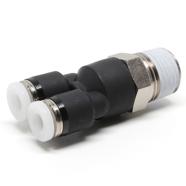 Đầu Nối Nhanh Khí Nén Dạng Chữ Y Ren Ngoài Pisco PX5/32-02W