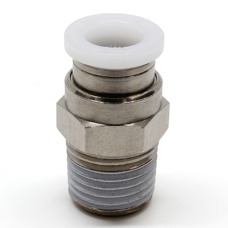 Đầu Nối Nhanh Khí Nén Dạng Thẳng Thân Lục Giác Ren Ngoài Pisco PC1/2-02