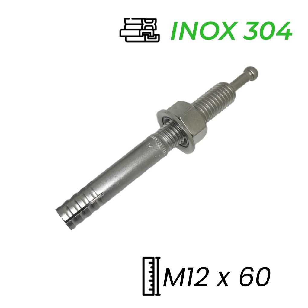 Tắc Kê Nở Đinh Sanko Inox 304 M12x60