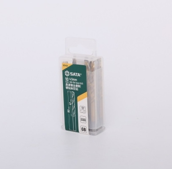 Bộ 10 Mũi Khoan Chuôi Tròn 4.5 mm SATA 52145 A