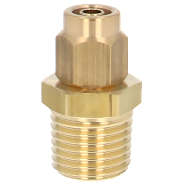 Đầu Ngạnh Nối Ống Có Đai Ốc Xiết Dạng Thẳng Thân Lục Giác Ren Ngoài Pisco NKC0425-01