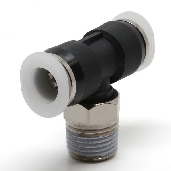 Đầu Nối Nhanh Khí Nén Dạng Chữ T Ren Ngoài Pisco PB1/4-N0MU