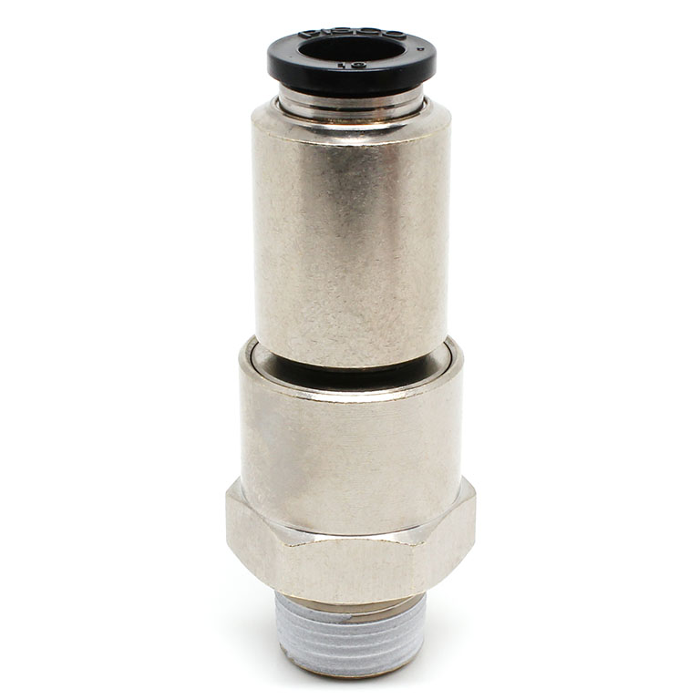Đầu Nối Nhanh Khí Nén Dạng Thẳng Ren Ngoài Có Khớp Xoay Tốc Độ Cao Pisco RHC4-M6