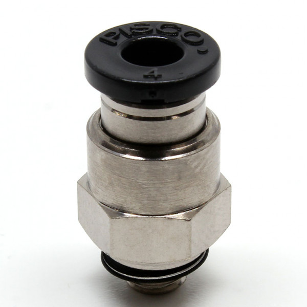 Đầu Nối Nhanh Khí Nén Dạng Thẳng Thân Lục Giác Ren Ngoài Pisco PC4-M6W-C