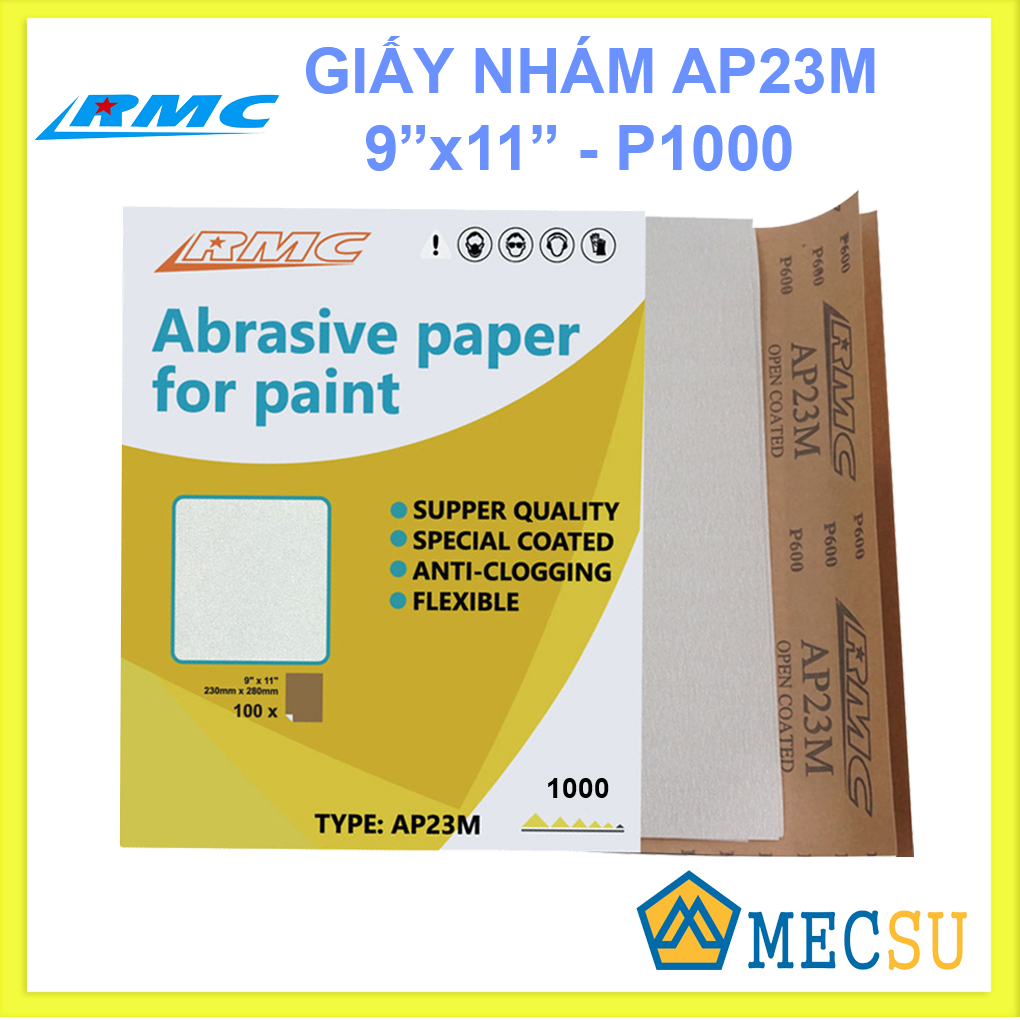 Giấy nhám khô RMC AP23M Độ Nhám 1000