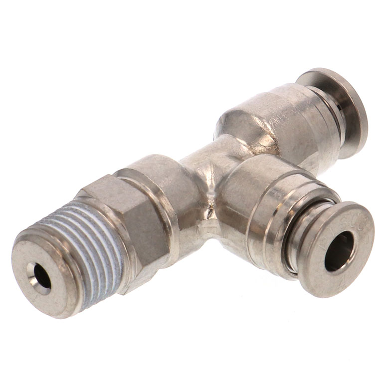 Đầu Nối Nhanh Khí Nén Dạng Chữ T Ren Ngoài Pisco KD4-M5-1