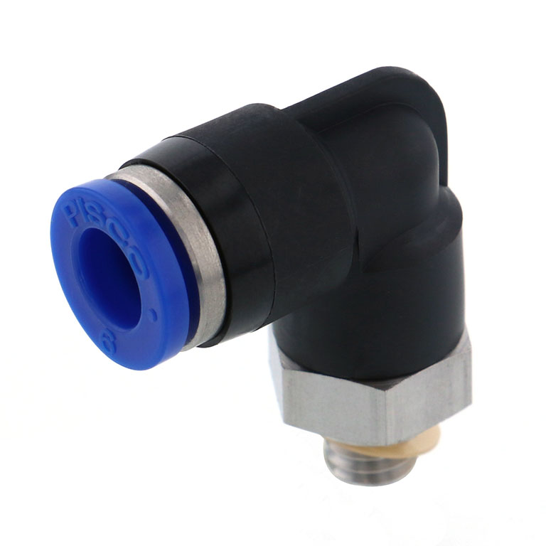 Đầu Nối Nhanh Khí Nén Dạng Cong 90° Ren Ngoài Pisco SPL4-M5-UC