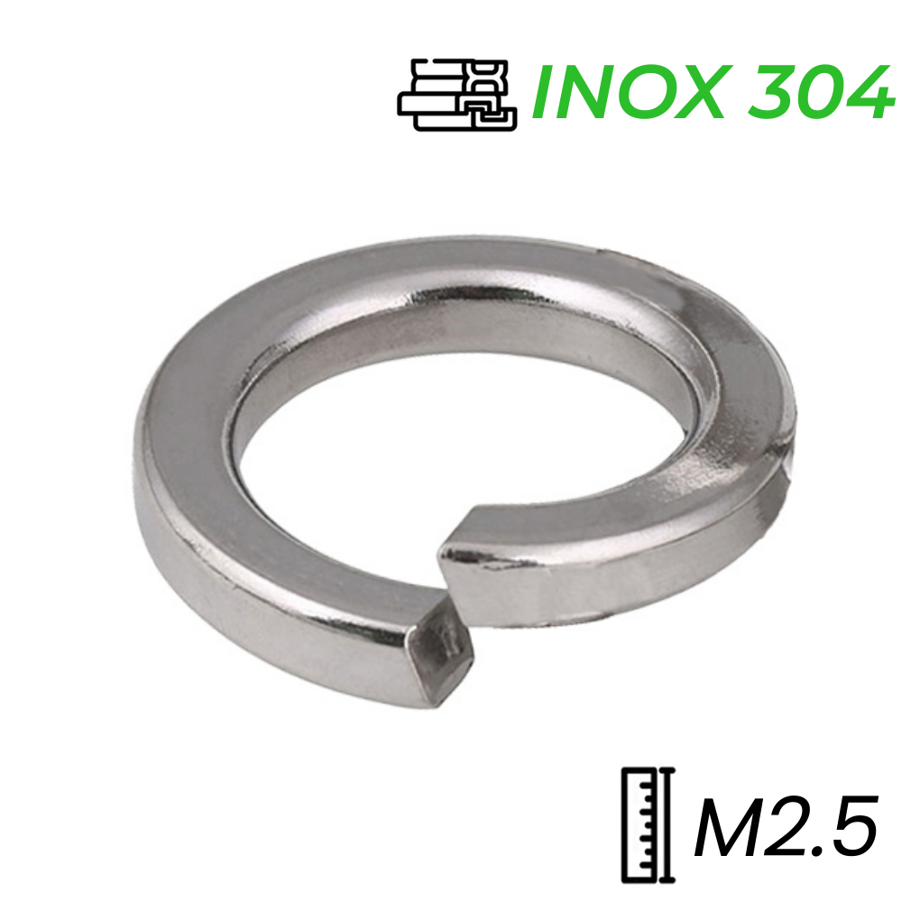 Lông Đền Vênh Inox 304 GB93 M2.5