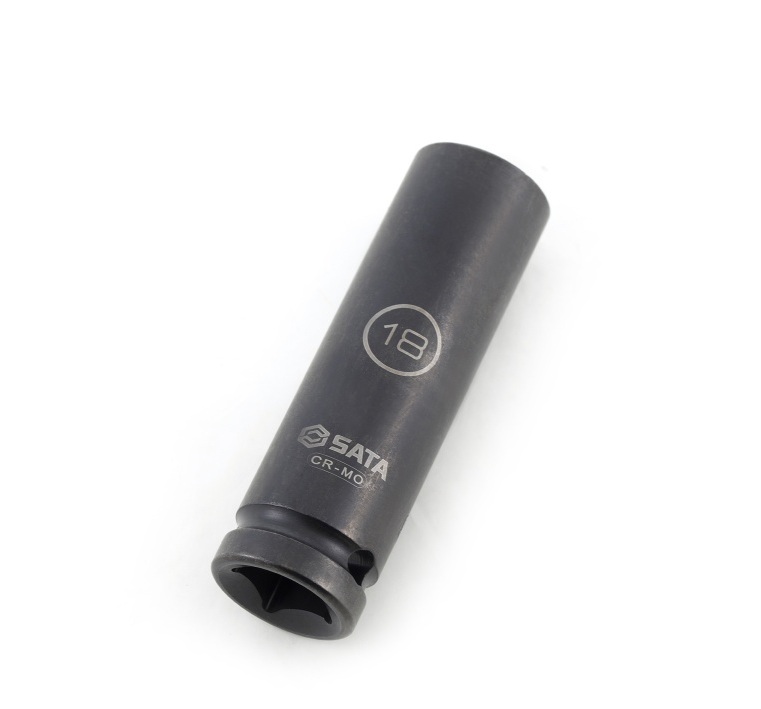 Đầu Tuýp Dài Lục Giác Đen 1/2" Thành Mỏng 27 mm SATA 34420T