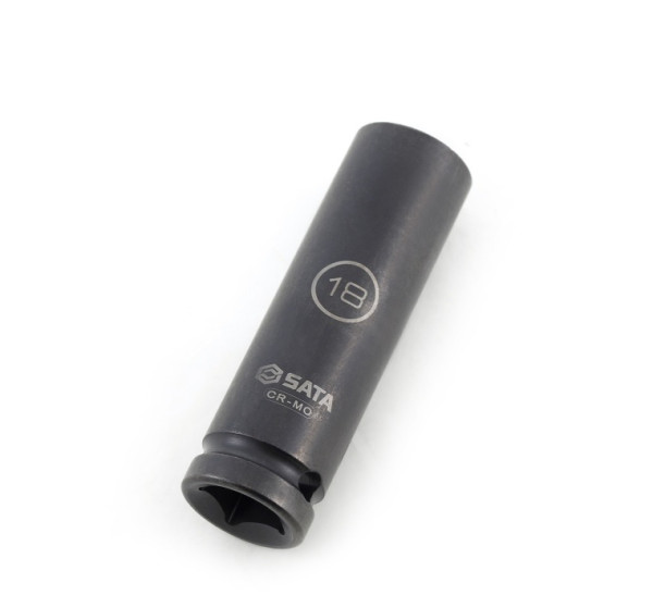 Đầu Tuýp Dài Lục Giác Đen 1/2" Thành Mỏng 27 mm SATA 34420T