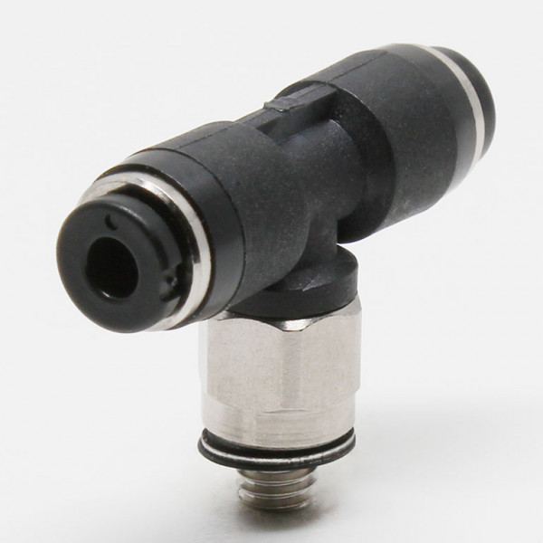 Đầu Nối Nhanh Khí Nén Dạng Chữ T Ren Ngoài Pisco PB180-M3M-C