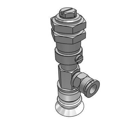 Bộ Nấm Hút Chân Không Và Giá Đỡ, Silicone, O.D 20 mm, Pisco VPD20-6BS-6J