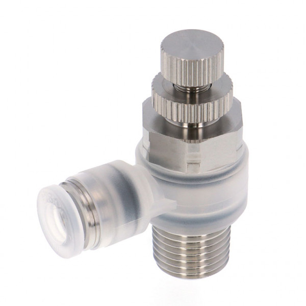 Van Tiết Lưu Khí Nén Bằng Nhựa PP Pisco PJSC6-02B-F-S