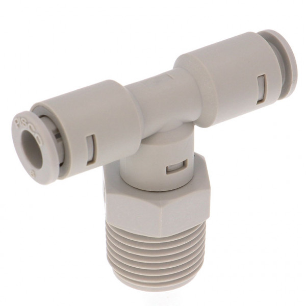 Đầu Nối Nhanh Khí Nén Dạng Chữ T Ren Ngoài Pisco APB6-03-N-C
