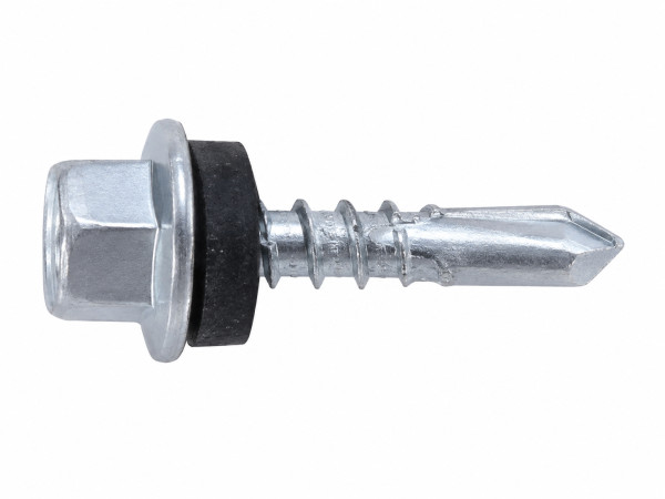 Vít Mạ Kẽm AS3566.2 Class 3 1000+ M5.5x60 (#12-14x55mm) + Lông Đền OD19mm