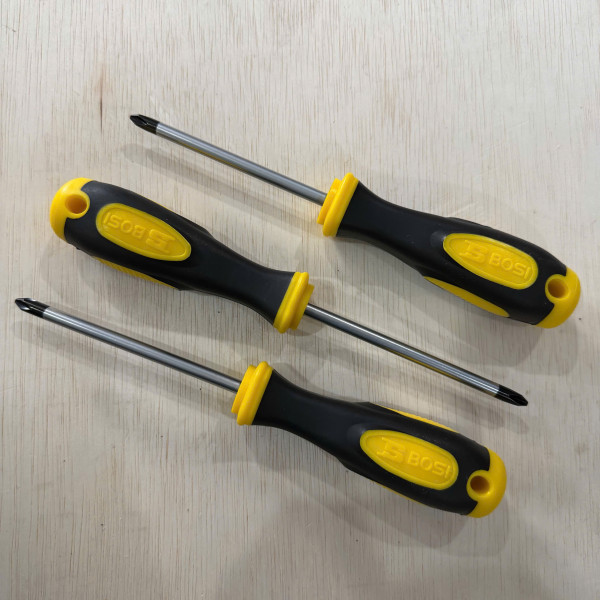 Tua Vít Bake Cán Vuông Bọc Cao Su TPR 6x100 mm Bosi BS466846B