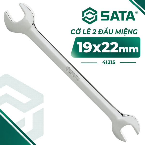 Cờ Lê 2 Đầu Miệng 19×22 mm SATA 41215