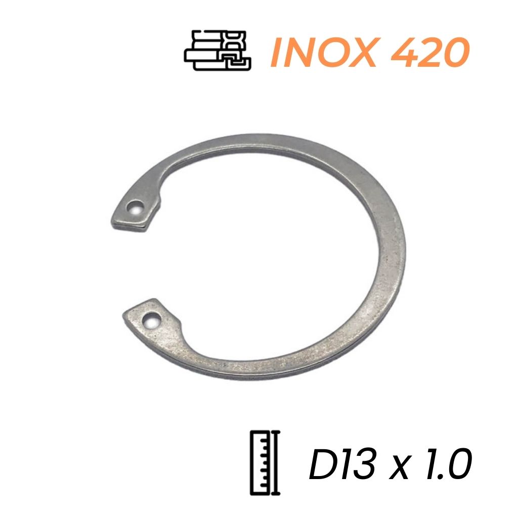 Phe Gài Lỗ Inox 420 DIN472 D13x1.0 (10Cái/Bịch)