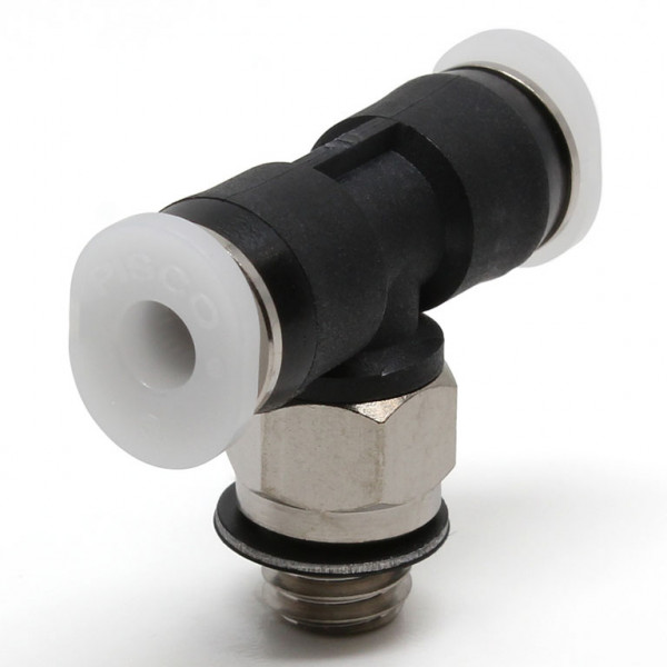 Đầu Nối Nhanh Khí Nén Dạng Chữ T Ren Ngoài Pisco PB1/8-M6M