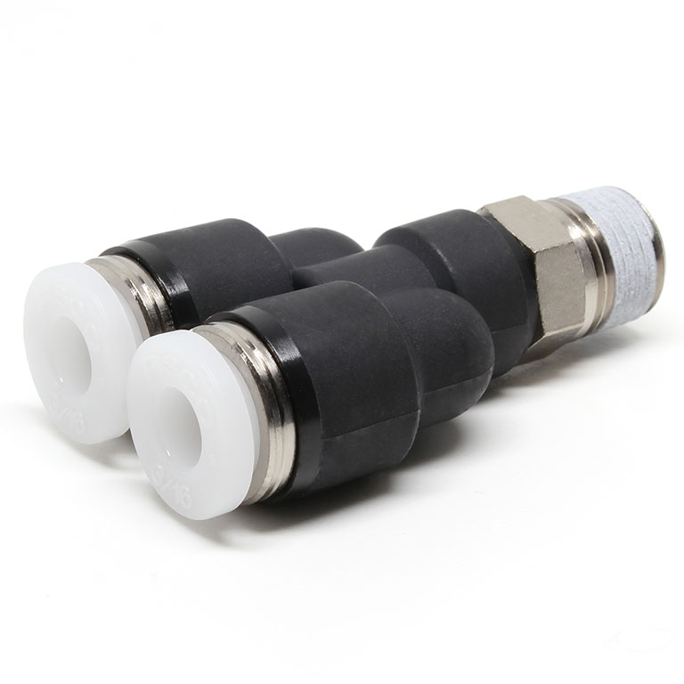 Đầu Nối Nhanh Khí Nén Dạng Chữ Y Ren Ngoài Pisco PX3/16-N1U
