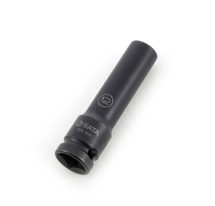 Đầu Tuýp Dài Lục Giác Đen 1/2" Thành Mỏng 17 mm SATA 34410T