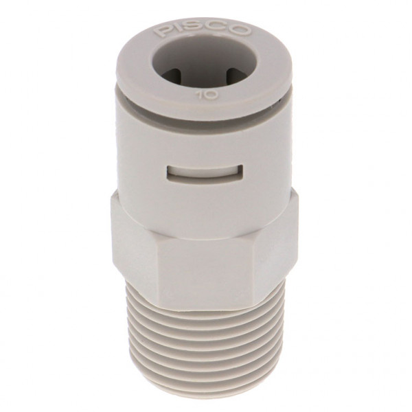 Đầu Nối Nhanh Khí Nén Dạng Thẳng Thân Lục Giác Ren Ngoài Pisco APC10-03-TP-C