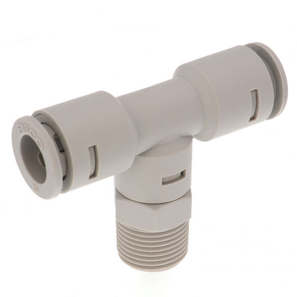 Đầu Nối Nhanh Khí Nén Dạng Chữ T Ren Ngoài Pisco APB10-03