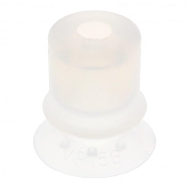 Đầu Nấm Hút Chân Không Dạng Lò Xo, Silicone, O.D 15 mm, Pisco VP15BS