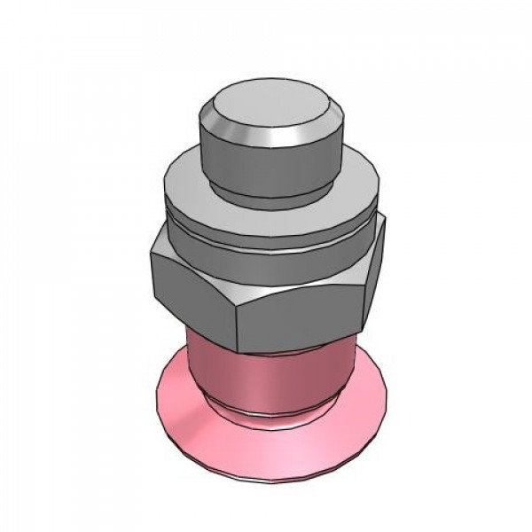Bộ Nấm Hút Chân Không Và Giá Đỡ, Fluoro Silicone, O.D 10 mm, Pisco VPE10PFS-M5