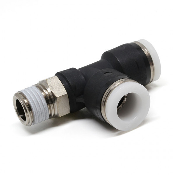 Đầu Nối Nhanh Khí Nén Dạng Chữ T Ren Ngoài Pisco PD3/8-N2UW