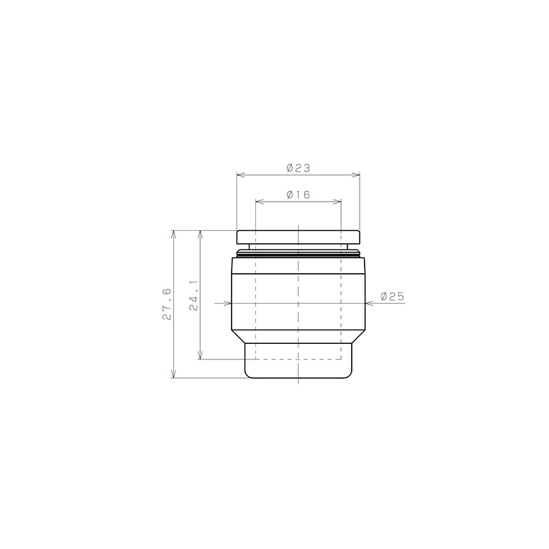 Bản vẽ kỹ thuật Nắp Chụp Pisco PPF16