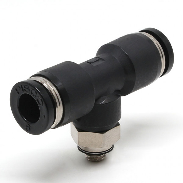 Đầu Nối Nhanh Khí Nén Dạng Chữ T Ren Ngoài Pisco PB6-M5-C