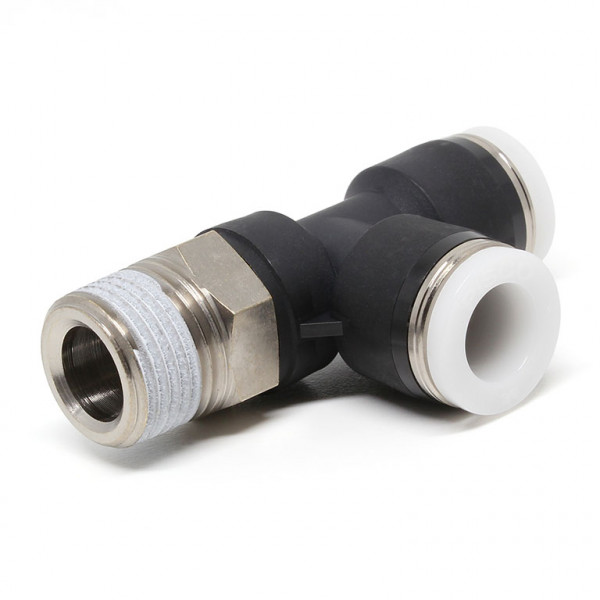 Đầu Nối Nhanh Khí Nén Dạng Chữ T Ren Ngoài Pisco PD3/8-03W
